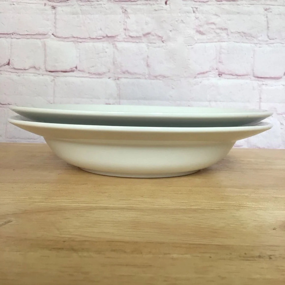 Dansk International Designs Inc. White Rimmed Soup Bowls - Set of 2 - Picture 4 of 5